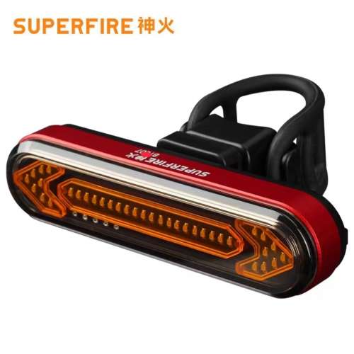 SUPERFIRE神火可遥控自行车尾灯公路山地车车灯可充电骑行夜骑灯. 可充電 Bicycle T...