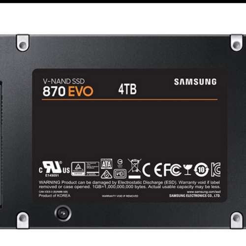 samsung EVO SSD 4TB 2.5寸