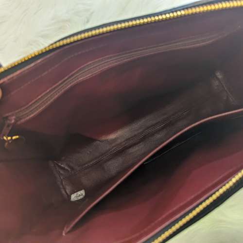 Chanel vintage 中古羊皮學生包/辦公包/手提包手袋