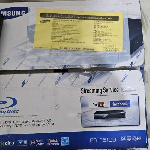 Samsung BD-F5100 Blu Ray 藍光DVD 機
