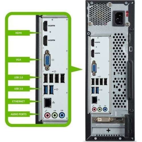 Acer 桌面電腦 ( i5-9500 / 32GB RAM / 512GB SSD )【🌐Wi-Fi 上網｜✨3個月保養】