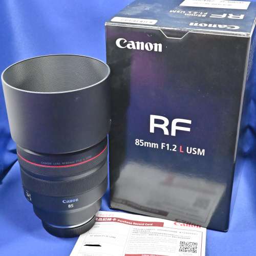 新淨有盒 行貨 Canon RF 85mm F1.2 L USM 紅圈鏡 人像一流 超大光圈 散景一流 R5 R...