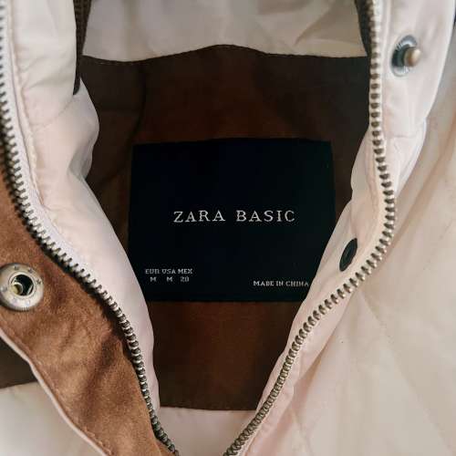 New Zara knit side quilted gilet