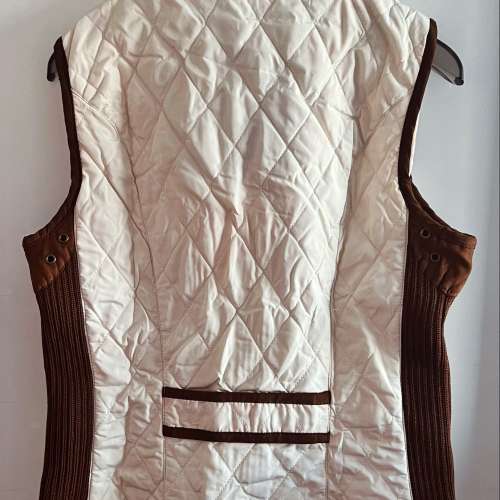 New Zara knit side quilted gilet