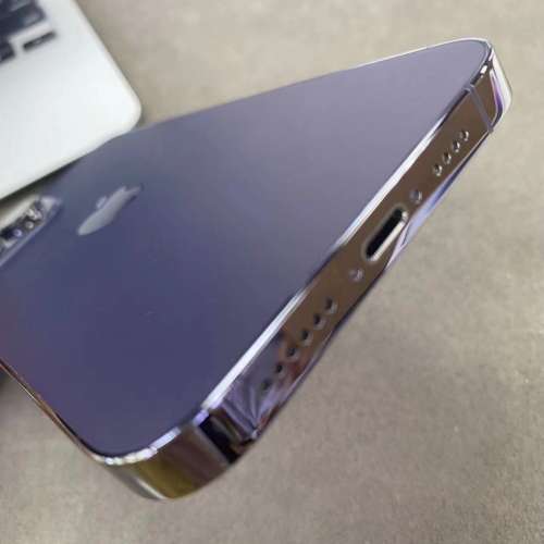 港版 Apple iPhone 14 Pro Max 256G 暗紫色6.7寸大螢幕，買翻極少用，同全新一樣，...