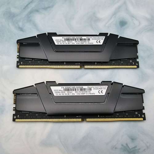 ♾️RAM DDR4 3200MHz 16GBx2 G.Skill Ripjaws V CL16 Desktop|記憶體|內存|32 GB|...