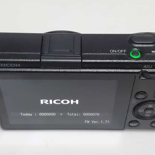 新機一樣 Ricoh GR III 相機，28mm APSC，非 GR IIIx，shutter count 70