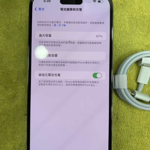 99%New iPhone 14 Pro Max 1TB 紫色 香港行貨 有配件 自用首選超值