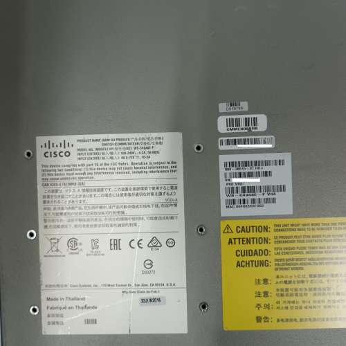 CISCO CATALYST WS-C4948E-F SWITCH
