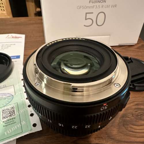 全新行貨 Fujifilm GF50mmF3.5 R LM WR