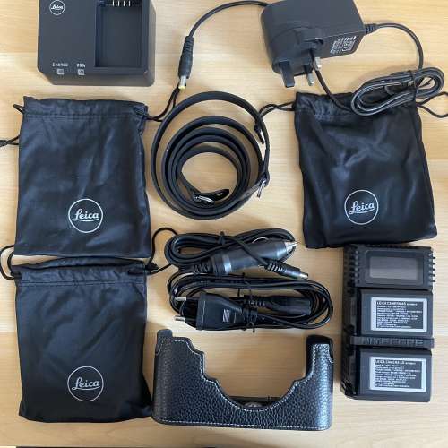 Leica M10 黑色 全套原裝配件連灰盒, 兩粒電, 送雙充充電器+皮保護底套
