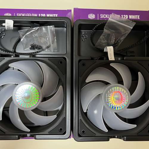 Cooler Master SickleFlow 120 White 風扇 2把