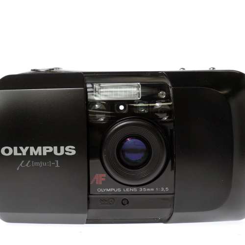 Olympus μ mju 1 Black AF 35mm Point & Shoot Film Camera