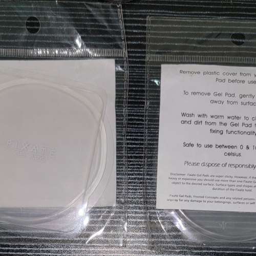 一套價$30 美國 Fixate 神奇膠墊 Gel Pads 1套 (1x圓形 + 1x三角形) 透明色 1 set ...