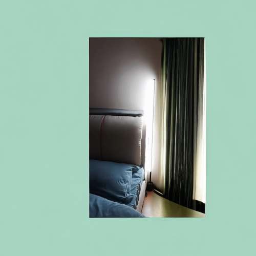 New led直身客廳床頭燈座落地燈床頭燈led straight living room bedside lamp hold...