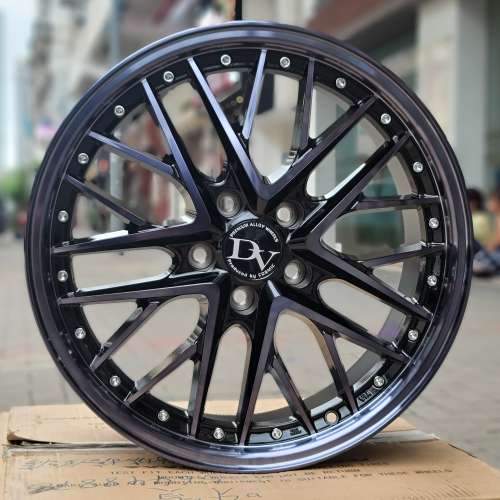 全新貨DV 仿製夾鈴 透明紫色18寸一套