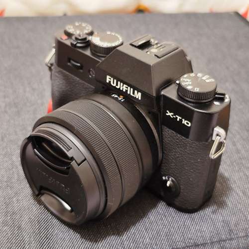 Fujifilm X-T10 相機 金屬底座 XC15-45 鏡頭 全部外觀非常新淨 全正常操作