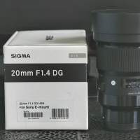 Sigma Art 20mm F1.4 Sony mount