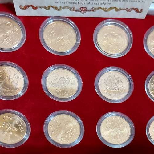 1988年香港十二生肖紀念章珍藏版套裝(全球限量10000套)