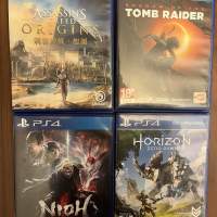 PS4 games - 刺客教條-起源、Shadow of tomb raider、仁王1、Horizon zero dawn
