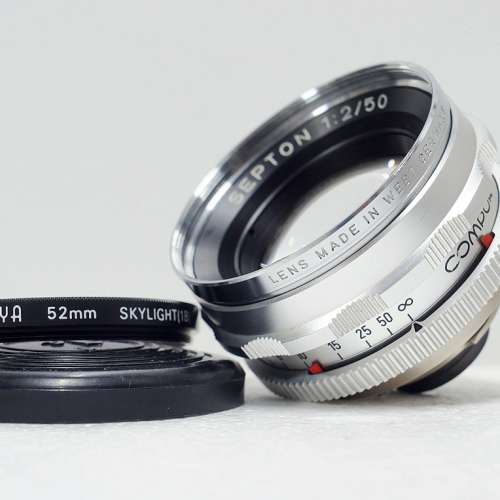 經典西德原福 Voigtlander Septon 50mm f2 (90%New, 鏡片完美)