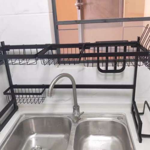 New水龍頭星盤碗碟架廚具儲物架Faucet Star Plate Dish Rack Kitchenware Storage ...