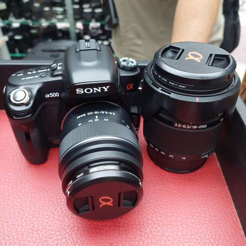 SONY A500 + 18-55MM + 18-250MM LIKE NEW 一义一電
