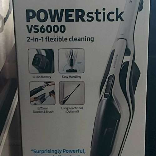 SAMSUNG POWERstick 直立式無線吸塵機 吸力特強 徹底潔淨, VS6000
