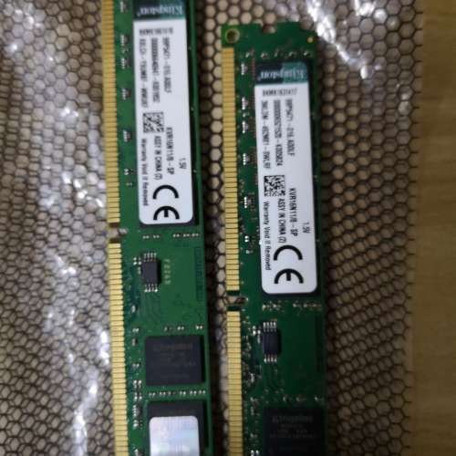 清屋 Kingston ddr3 1600 8gb * 2