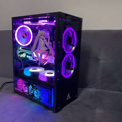 高端RGBi7 6700電競高階遊戲打機剪片台式電腦主機，頂配16G 記憶體，1TB Samsung 8...