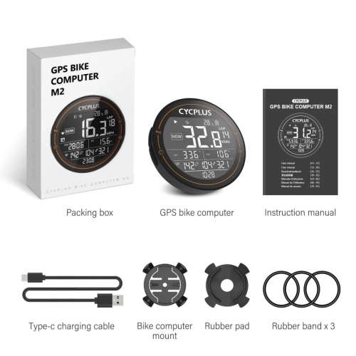 NEW CYCPLUS M2 Bike GPS Computer,  free CYCPLUS Z1 Out-front Bike Mount