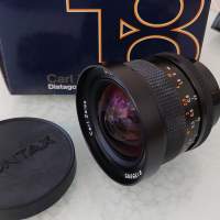 Contax Carl Zeiss 18mm F4, UV filter and Metal lens caps