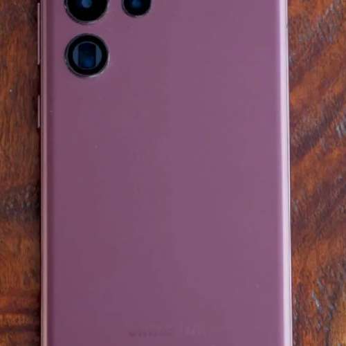 90%新 港行 Samsung Galaxy S22 ultra S21ultra 12GB+512GB 暗酒紅色