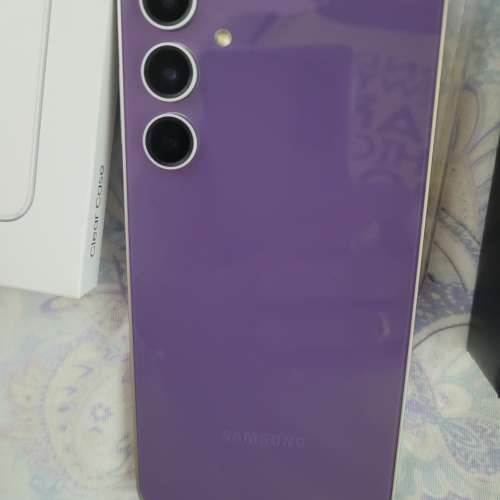 Samsung Galaxy S23 FE  8+256gb 香港三星行貨 香芋紫 99%新。.贈Galaxy S23 FE透明...