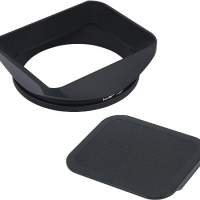 HAOGE LH-B67T 67mm Square Metal Screw-in Mount Lens Hood With Cap (專用方形遮...