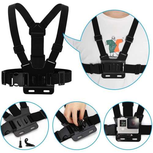 12 In 1 Action Camera Accessories Basic Kit For GoPro Hero 12 Black 新手套裝