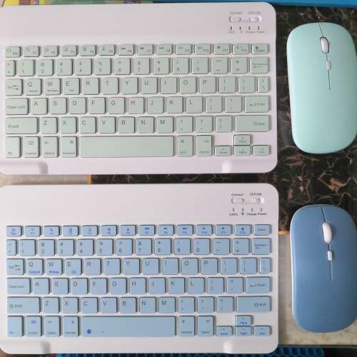 【先到先得 迷你藍牙插電鍵盤Mouse】全新未用過,Apple IOS Android 電腦全部通用 - ...