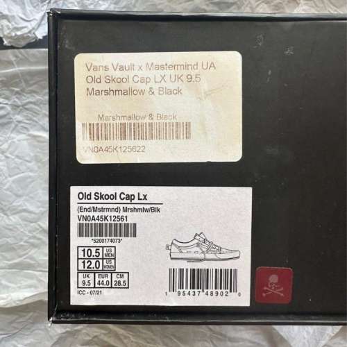 mastermind x vans 白色