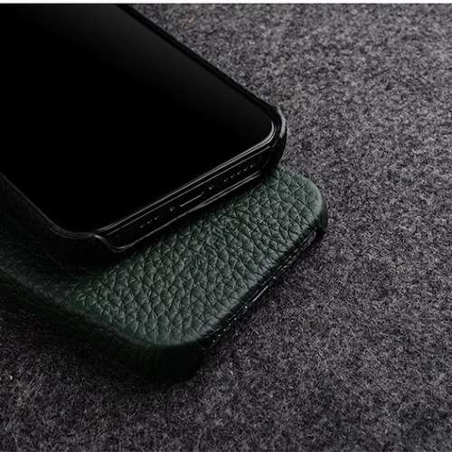 iPhone 12Pro! 德國Melkco - Back Snap Series Lai Chee Pattern Premium Leather ...