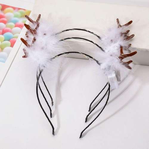 全新 聖誕節 鹿角 發光 頭箍 頭飾