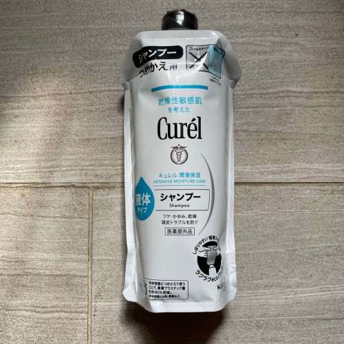 全新 Curel 溫和潔淨洗髮露 洗頭水 340ml 補充裝 bb洗頭水 嬰兒適用