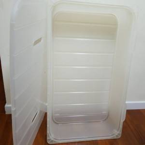 新淨全正常 Ikea storage box under bed flat rectangluar cuboid 長方形 床下櫃頂...