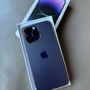 完美無花香港行貨 iPhone 14 Pro Max 256 GB暗紫色