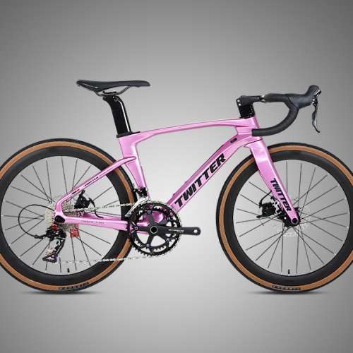 2023 TWITTER FREEDOM 22速 桶軸 碟剎 碳纖維 兒童公路車 送水架前後蛙燈