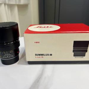 Leica Summilux M 75mm F1.4 E60 V2