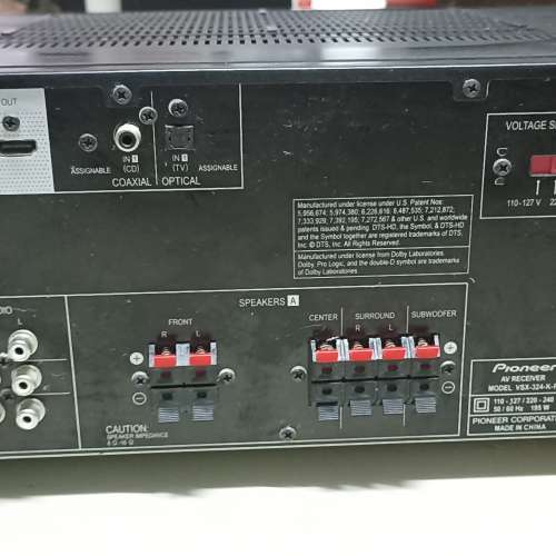 Pioneer VSX 324-K-P 5.1音響組合