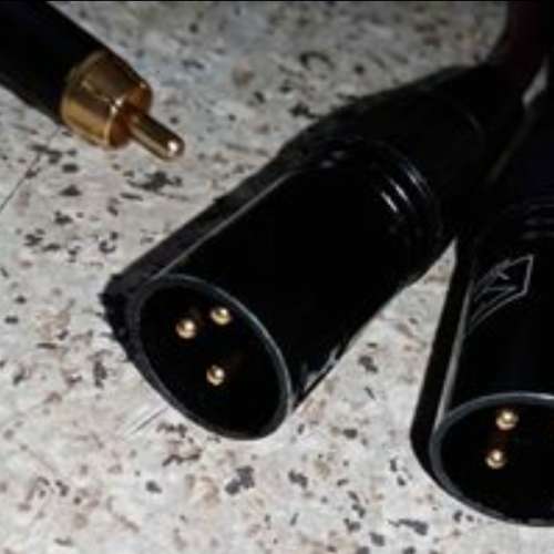 Low noise cable 1米～rca轉平行