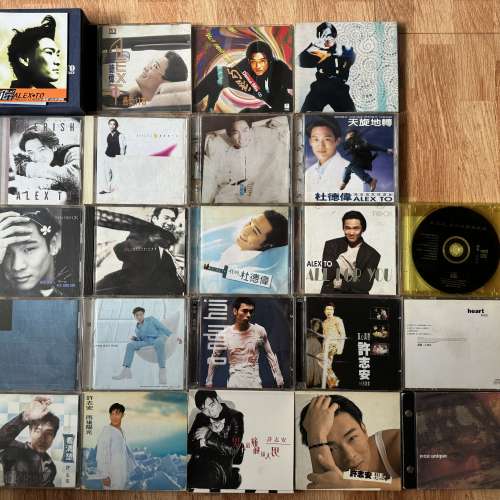 出讓國語粵語英文自用舊版二手CD冇打磨正常使用痕跡播放正常多數90年代超過100隻