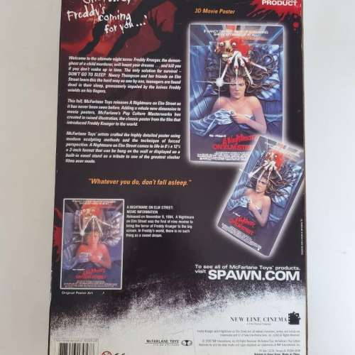 麥法蘭 3D立體猛鬼街 Poster擺設