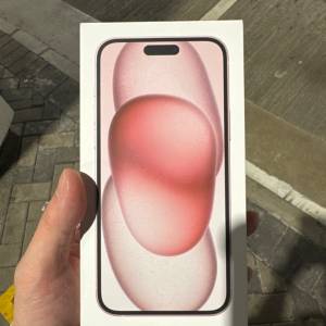 全新iPhone 15 plus 粉紅色256 gb